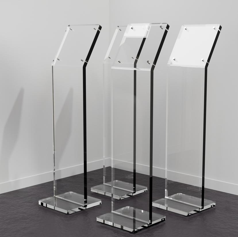 Custom acrylic display fabricated by TLA Graphics